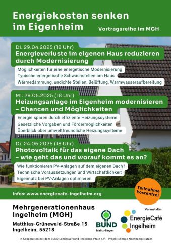 Vortragsreihe EnergieCafé