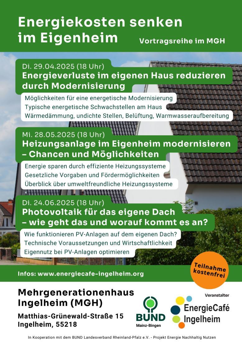 Vortragsreihe EnergieCafé