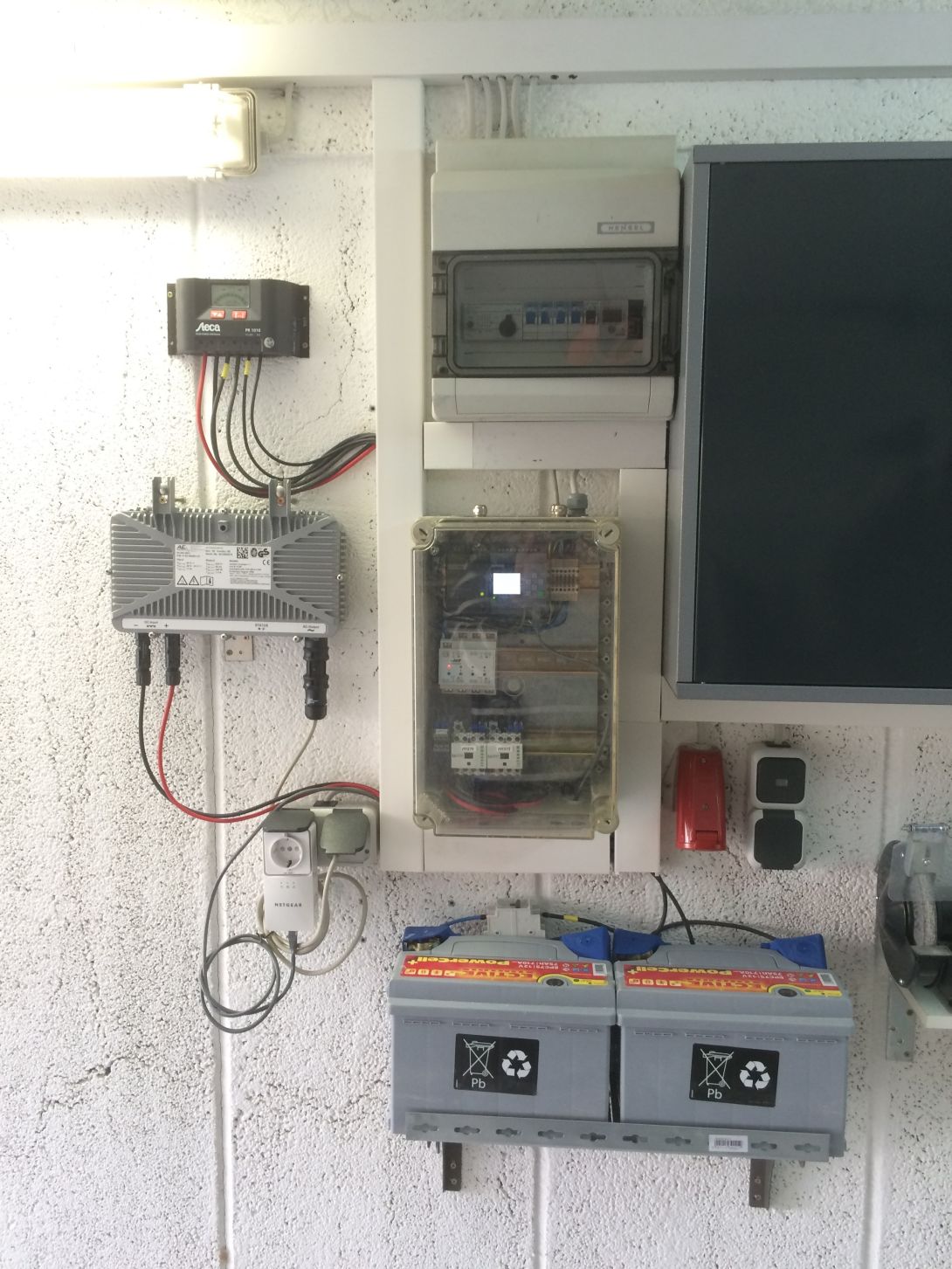 Kompakt-PV Installation