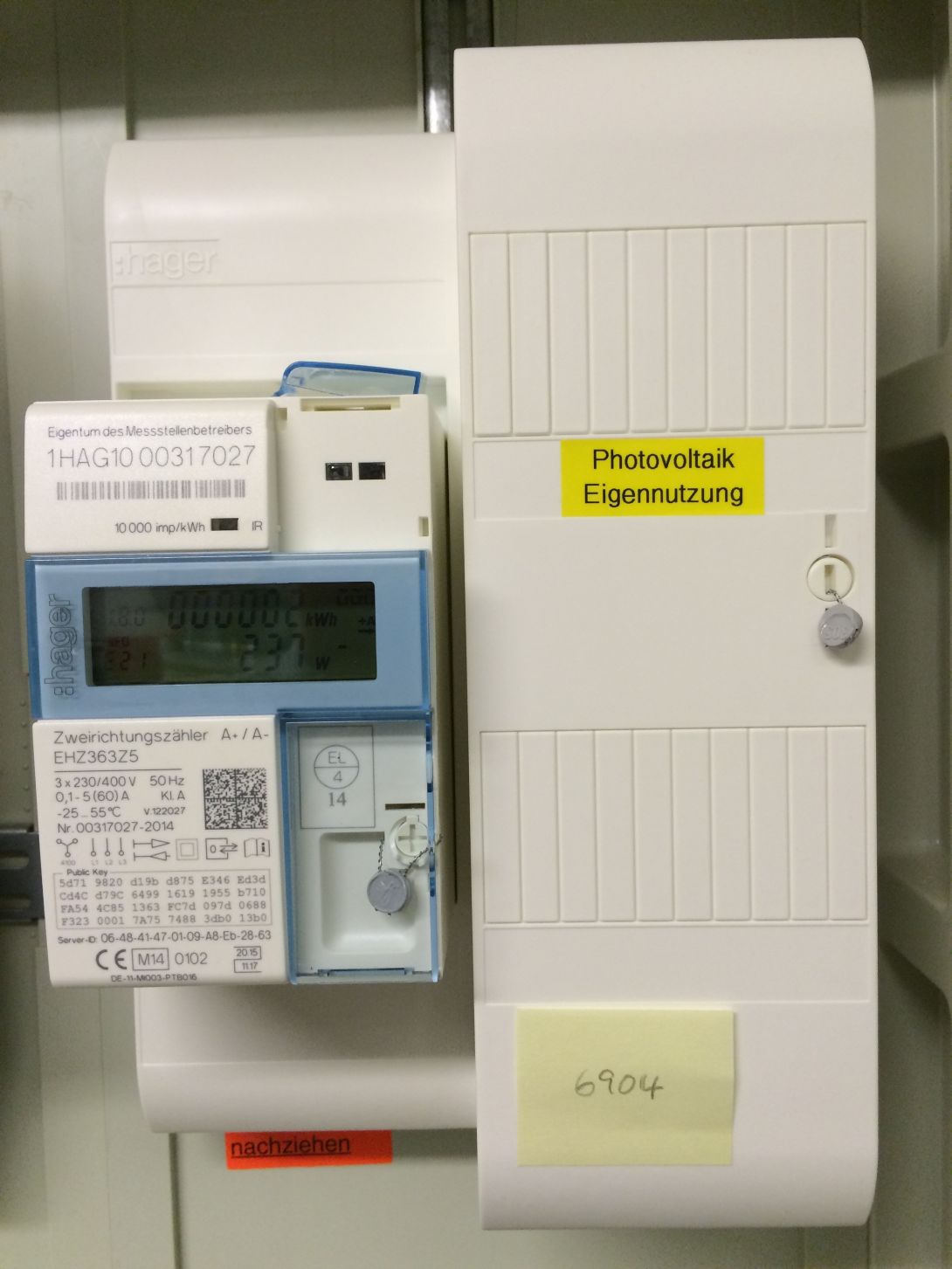 Kompakt-PV Zähler